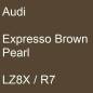 Preview: Audi, Expresso Brown Pearl, LZ8X / R7.